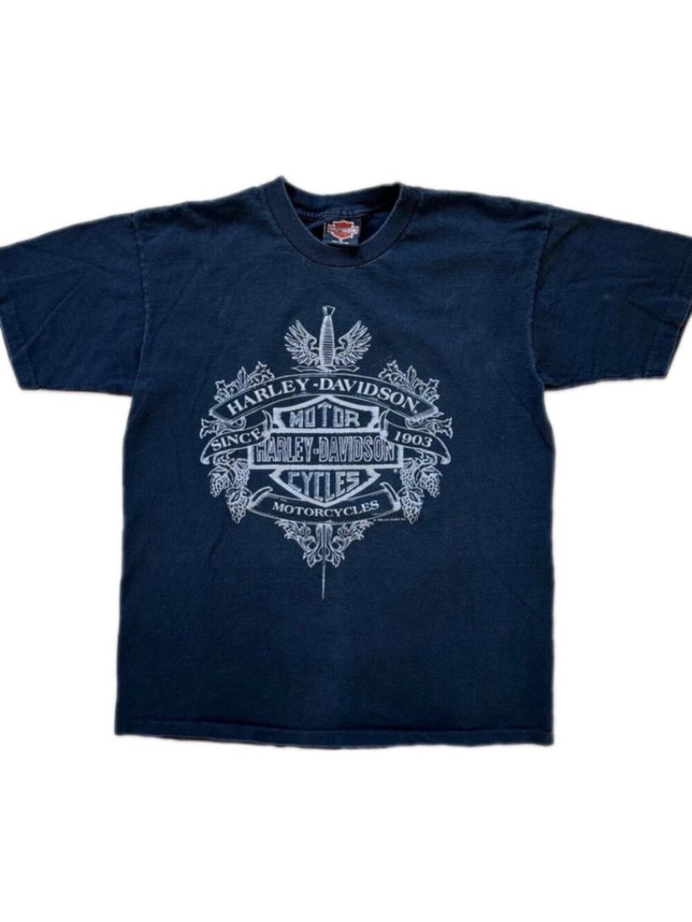 1992 Harley-Davidson Gothic Crest El Paso Texas Vintage Tee M